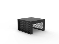 TABLE BASSE FACTORY MOBILIER ARCHITECTE DESIGN - NOIR - L. 500 x l. 500 x H. 400 mm