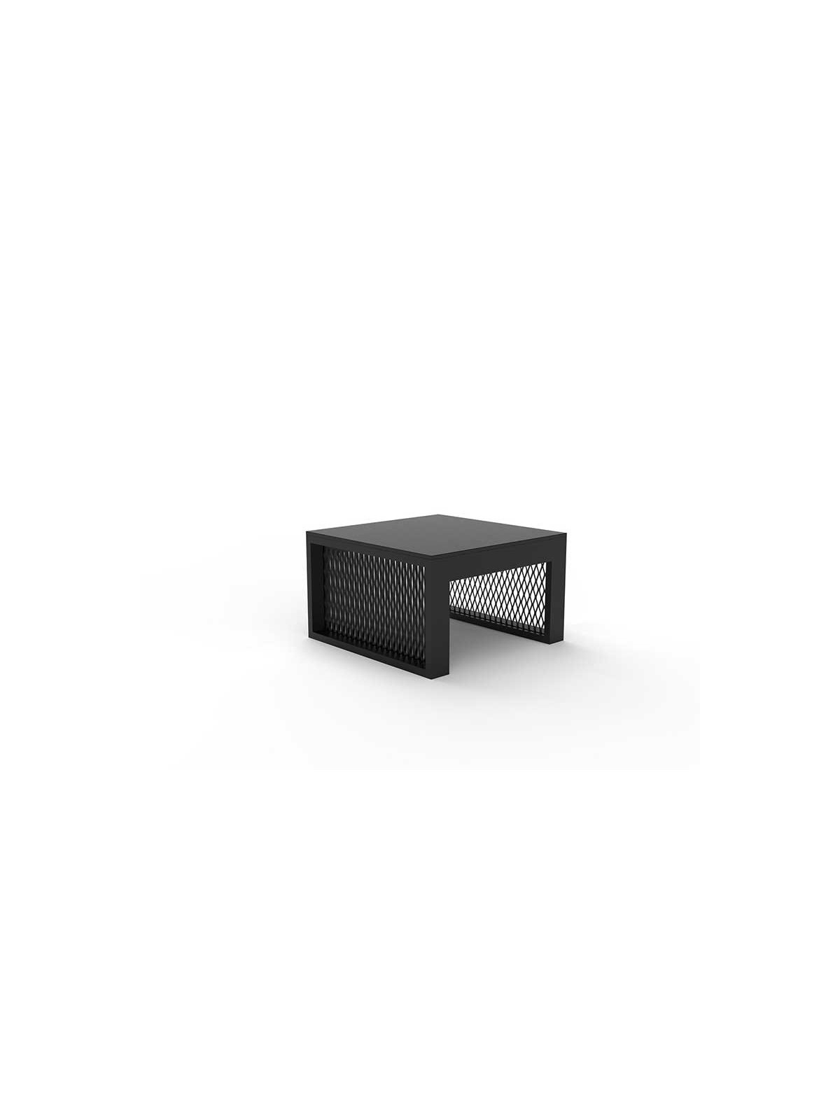 TABLE BASSE FACTORY MOBILIER ARCHITECTE DESIGN - NOIR - L. 500 x l. 500 x H. 400 mm