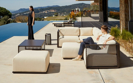 Séparateur d'espace FACTORY aluminium aménagement moderne d'extérieur