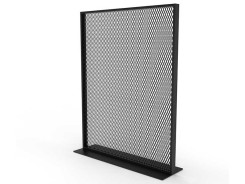 SÉPARATEUR D'ESPACE FACTORY AMENAGEMENT MODERNE EXTÉRIEUR ALUMINIUM - NOIR