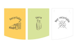 CHOIX DES COUVERCLES CORBEILLE DOUBLE VONNE TRI SELECTIF