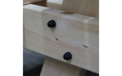 TABLE DE PIQUE NIQUE TIBA ÉCOLOGIQUE MOBILIER URBAIN EXTÉRIEUR BOIS NON TRAITÉ