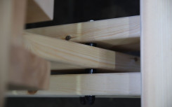 TABLE DE PIQUE NIQUE TIBA ÉCOLOGIQUE MOBILIER URBAIN EXTÉRIEUR BOIS NON TRAITÉ