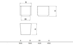 CUBE BLOC COURBE SENEB
ASSISE BÉTON POUR EXTÉRIEUR