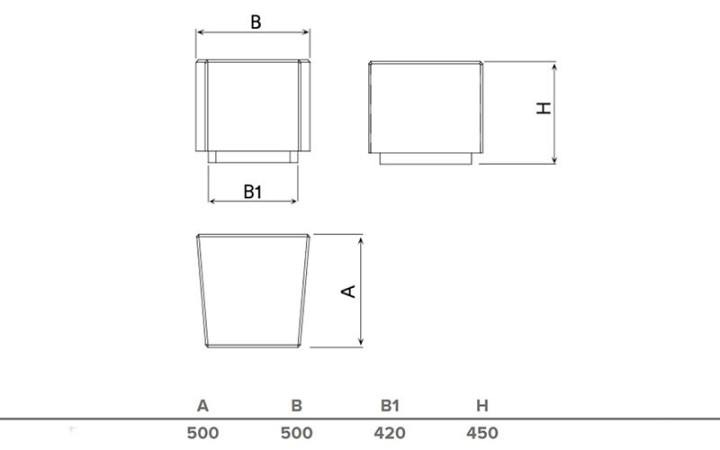 CUBE BLOC COURBE SENEB
ASSISE BÉTON POUR EXTÉRIEUR