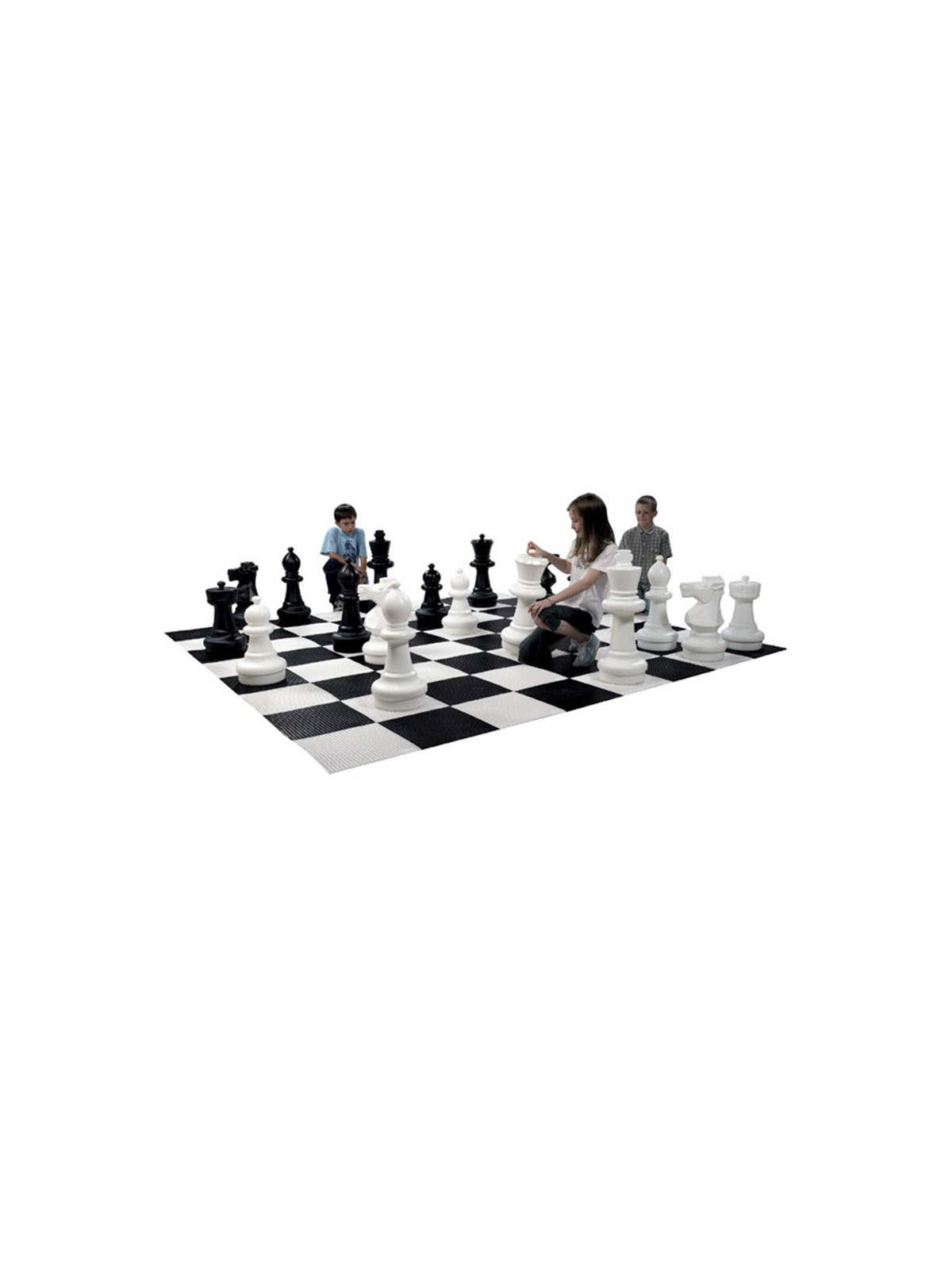 ENSEMBLE DE PIECES D'ECHECS GEANTE