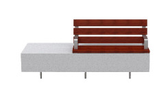 BANC BETON ET BOIS ANNABA PLUS
MOBILIER URBAIN EXTÉRIEUR DESIGN