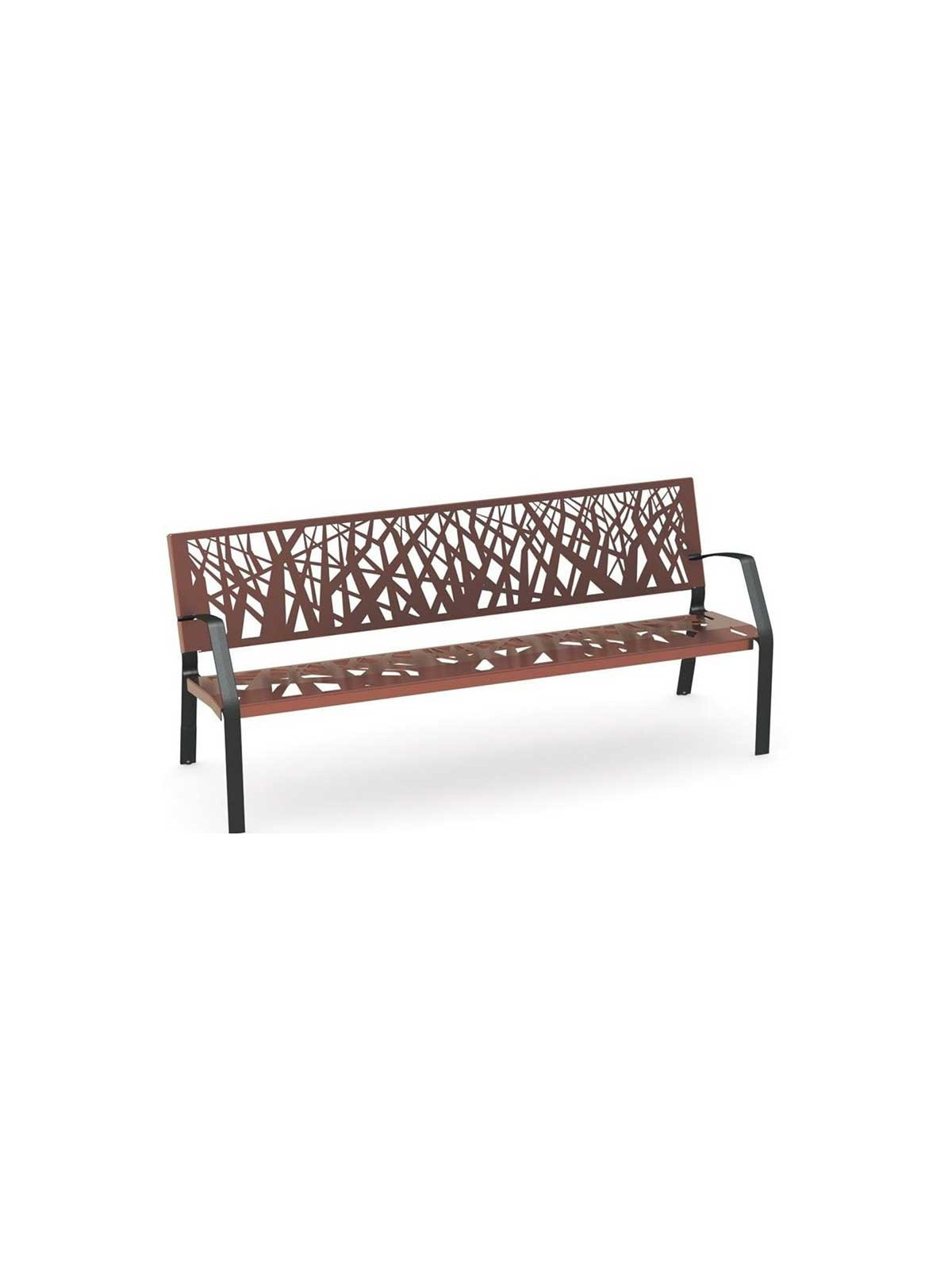 BANC IRATY ACIER ET FONTE
MOBILIER URBAIN MODERNE POUR COLLECTIVITÉ