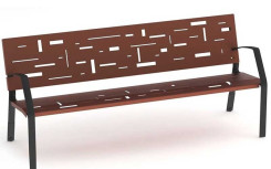 BANC ACIER FONTE DESIGN FOREL ASPECT CORTEN