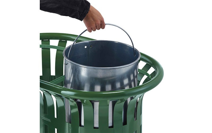 SEAU GALVA POUR CORBEILLE TULIPE LILIA