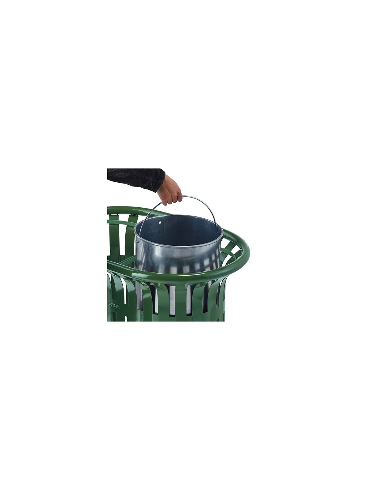 SEAU GALVA POUR CORBEILLE TULIPE LILIA