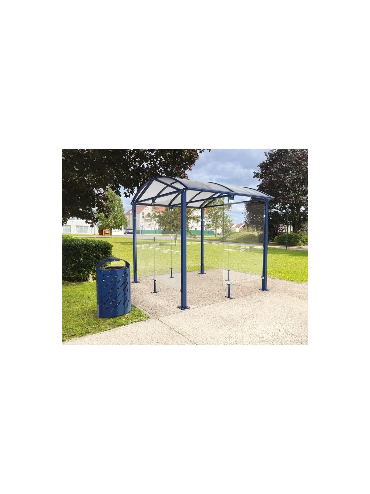 ABRI FUMEUR VOUTE L. 2500 mm
AMENAGEMENT EXTÉRIEUR POUR FUMEUR