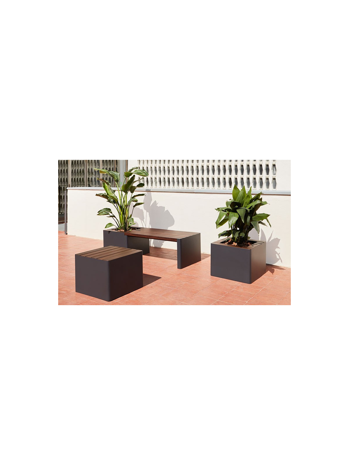 JARDINIÈRE TIRANA
POT DE FLEUR DESIGN EN ACIER ET BOIS
BAC A FLEUR EXTÉRIEUR