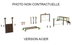 PARCOURS DE JEUX EXTERIEURS EN ACIER 
LES PETITS EXPLORATEURS