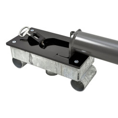 Potelet de sécurité CITY, potelet extérieur en acier peint sur galva