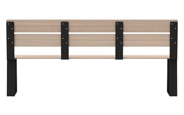 Banc Compact HANKO en HPL | Pieds et Renforts en Acier Galvanisé