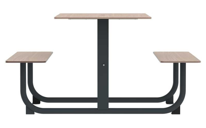 Table de Pique-Nique HANKO Acier Galvanisé Poudré | Résistante aux UV