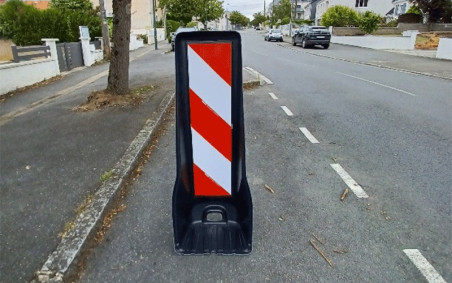 Balise signalétique K5C absorption de choc affichage temporaire urbain