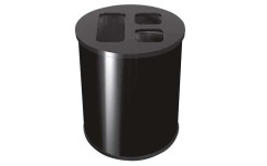 COLLECTEUR DE TRI ALINA AVEC COUVERCLE 3 FLUX