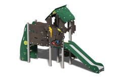 STRUCTURE MOWGLI 1 TOUR AVEC PASSERELLE RIGIDE
JEU MULTIPLE POUR ENFANT