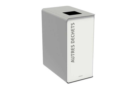 STATION DE TRI INTÉRIEUR TRITOU 90 L 
POUBELLE DESIGN D'ENTREPRISE
CORBEILLE INTÉRIEURE POUR RECYCLAGE DES DÉCHETS