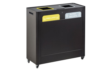 MEUBLE DE TRI SELECTIF MORA DOUBLE OU TRIPLE FLUX
POUBELLE DE TRI INTÉRIEURE 60 L POUR RECYCLAGE
