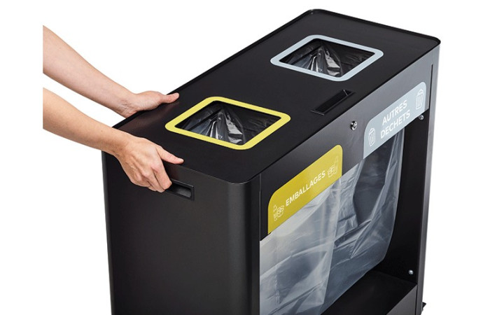 MEUBLE DE TRI SÉLECTIF MORA 110 L
CORBEILLE DE TRI INTÉRIEUR VIGIPIRATE POUR RECYCLAGE