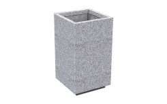 CORBEILLE CARRÉ CORMIER EN BÉTON
POUBELLE BÉTON EXTÉRIEURE SANS COUVERCLE