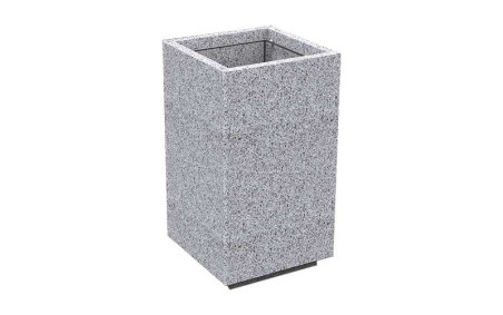 CORBEILLE CARRÉ CORMIER EN BÉTON
POUBELLE BÉTON EXTÉRIEURE SANS COUVERCLE