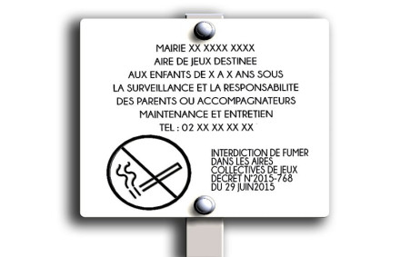 PANNEAU D'INFORMATION AIRE DE JEU