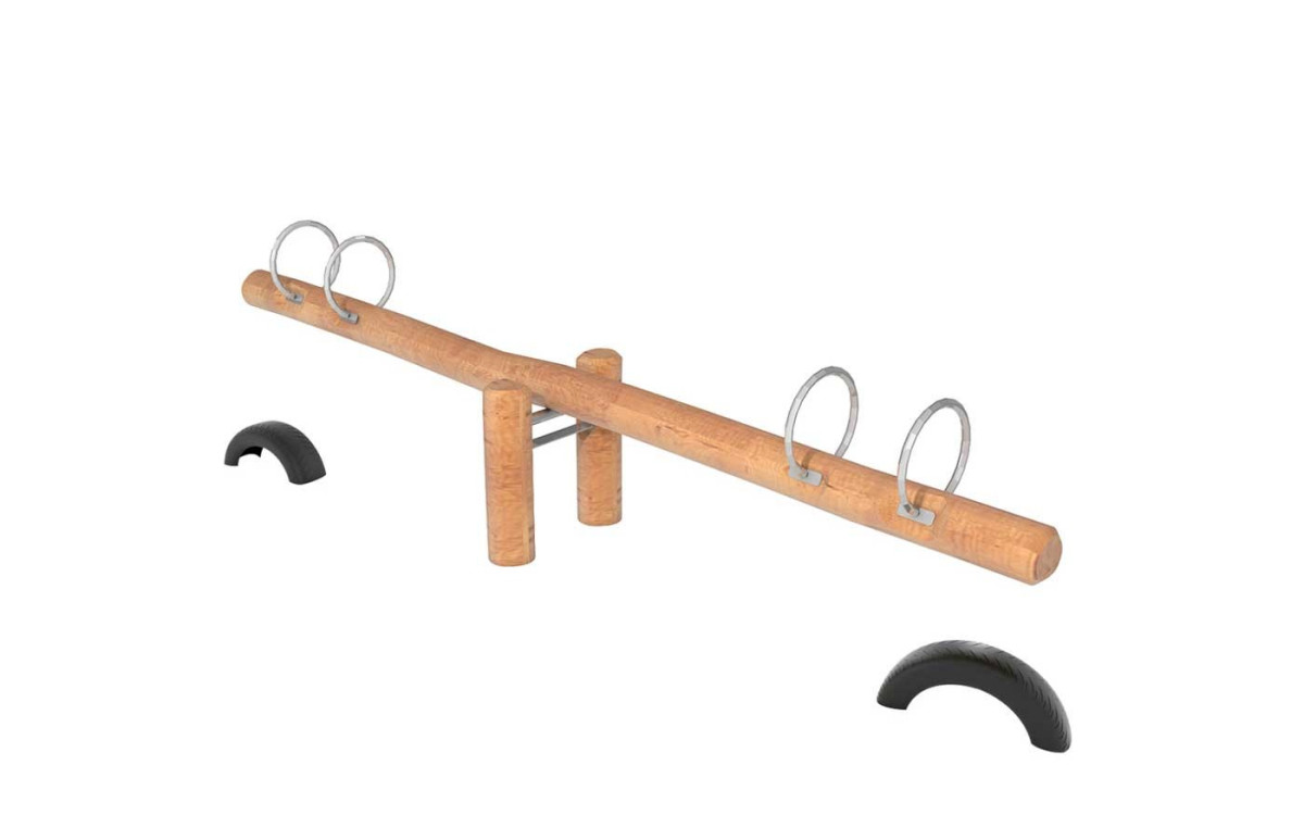 BALANÇOIRE A BASCULE QUADRUPLE FARFADET 4 PLACES POUR ENFANT
BALANÇOIRE HORIZONTALE EN BOIS POUR AIRE DE JEUX PUBLIQUE