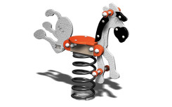 JEU RESSORT ANE ANIMAUX SUR RESSORT POUR PARC PUBLIC