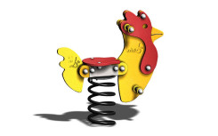 COQ SUR RESSORT POUR AIRE DE JEUX
JEU SUR RESSORT PARC PUBLIC ET JARDIN EXTÉRIEUR
