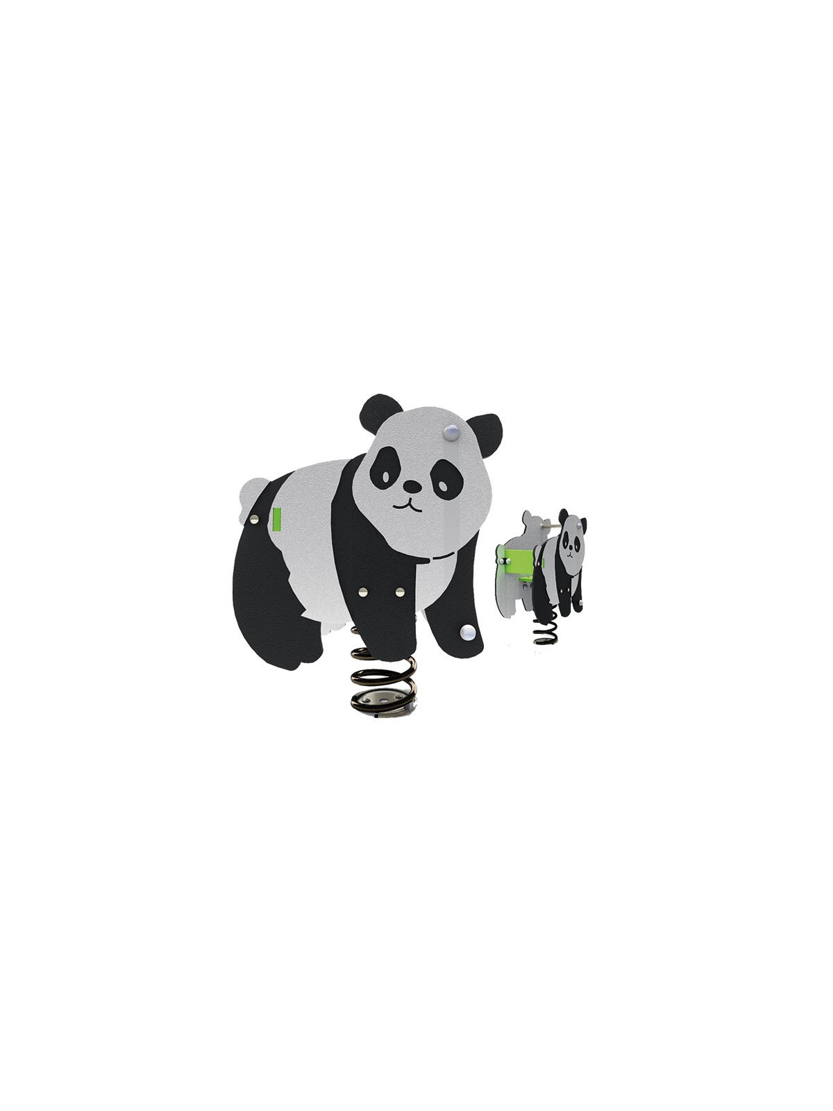 Jeu sur ressort PMR PANDA, Jeu inclusif pour aire de jeu accessible