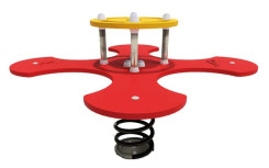 Jeu convivial sur ressort 4 places, jeu à bascule extérieur 4 places