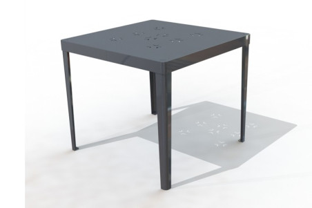 TABLE CARRE COLOR TABLE compact stratifié HPL