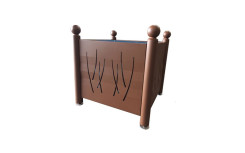 JARDINIERE LOUISE METAL