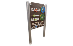 PANNEAU LUDIQUE EXTÉRIEUR CALENDRIER
PANNEAU DE MANIPULATION POUR AIRE DE JEUX