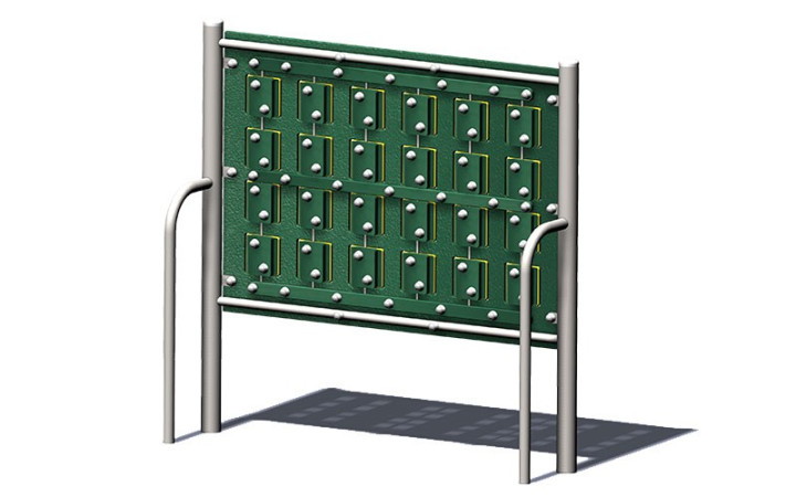 Panneau de jeu et de réflexion MEMORY pour aire de jeux extérieure