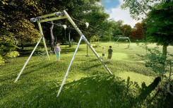 TYROLIENNE SANS PLATEFORME 20 M
TYROLIENNE DE JARDIN POUR PARC ET AIRE DE JEUX
