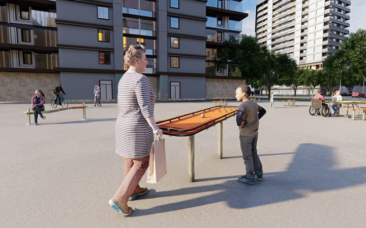 BILLARD JAPONAIS
JEU D’HABILITÉ ET ADRESSE POUR COURS D'ÉCOLE ET PARC PUBLIC