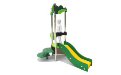 STRUCTURE MULTI-JEUX POUR ENFANT 2 ANS ET PLUS
STRUCTURE 1 TOUR POUR AIRE DE JEUX EXTÉRIEURE