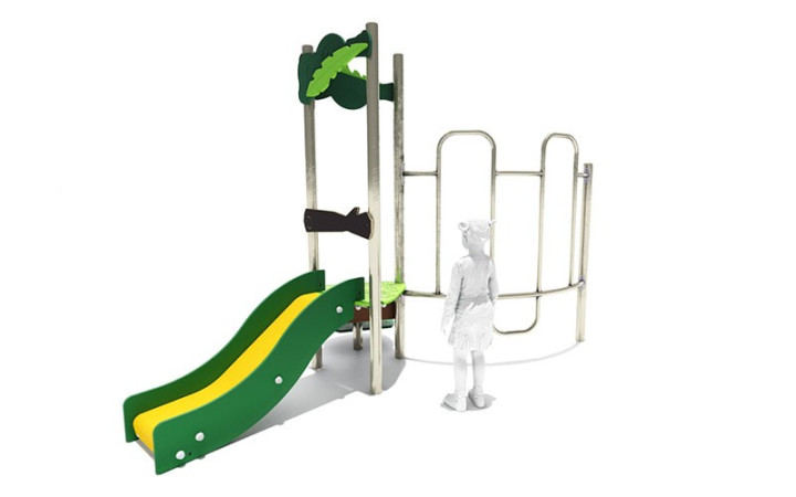 JEUX AVEC MUR DE GRIMPE POUR AIRE DE JEUX PUBLIQUE
STRUCTURE MULTI-JEUX SHERWOOD EXTÉRIEUR POUR ENFANT