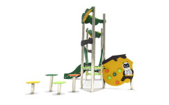 STRUCTURE MULTI-JEUX SHERWOOD 2 TOURS AVEC PLAN D'ESCALADE
JEUX ENFANT PARC PUBLIC