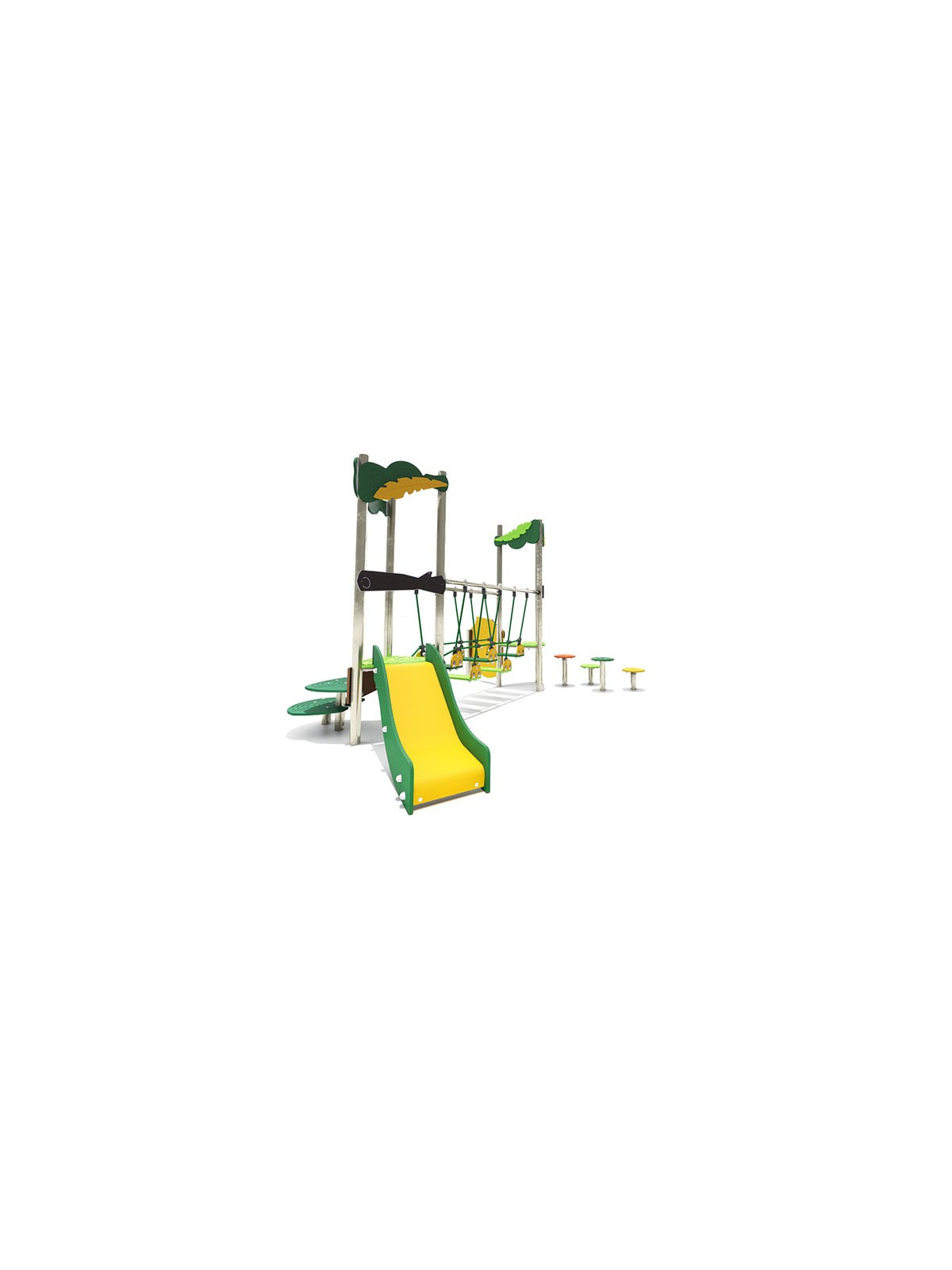 STRUCTURE MULTI-JEUX SHERWOOD 2 TOURS AVEC PLAN D'ESCALADE
JEUX ENFANT PARC PUBLIC