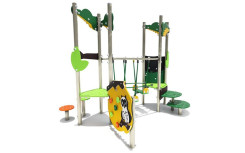 STRUCTURE MULTI-JEUX 2 TOURS AVEC PLATEFORME ET PLAN D'ESCALADE SHERWOOD
JEUX POUR ENFANT DANS AIRE DE JEUX