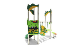 STRUCTURE MULTI-JEUX 2 TOURS AVEC PLATEFORME ET PLAN D'ESCALADE SHERWOOD
JEUX POUR ENFANT DANS AIRE DE JEUX