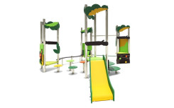 GRANDE STRUCTURE DE JEUX extérieure SHERWOOD 4 TOURS
JEUX POUR COURS D’ÉCOLE ET PARC PUBLIC