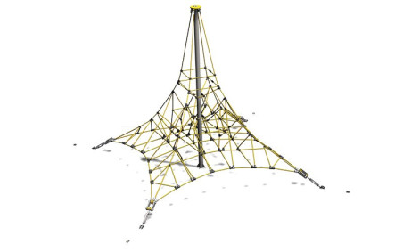 PYRAMIDE A CORDE 4 M A SCELLER OU A CHEVILLER
PYRAMIDE EN INOX POUR ENFANT