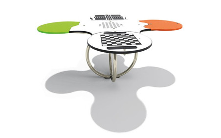 Table multi-jeux enfant adulte espace extérieur table jeux inclusive